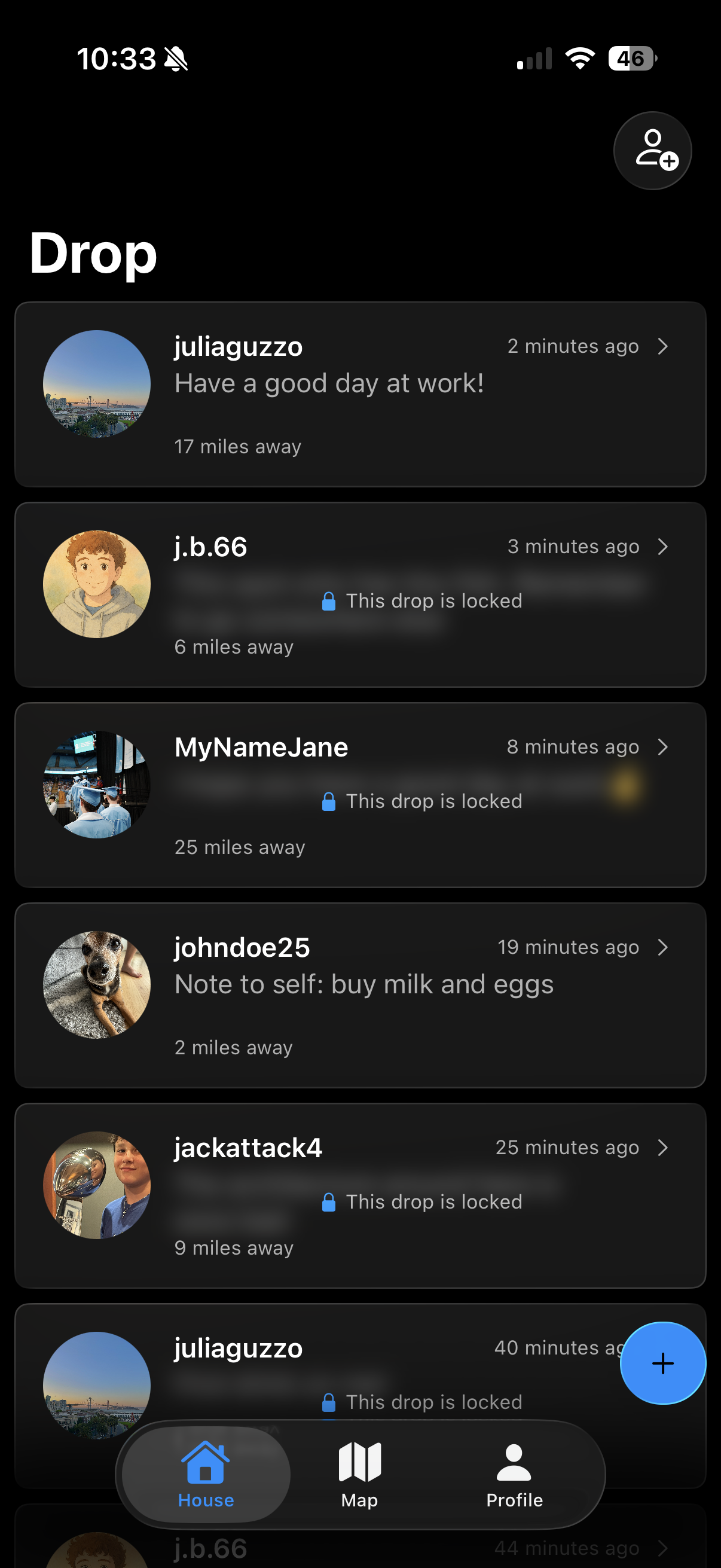 Drop App - Main Feed