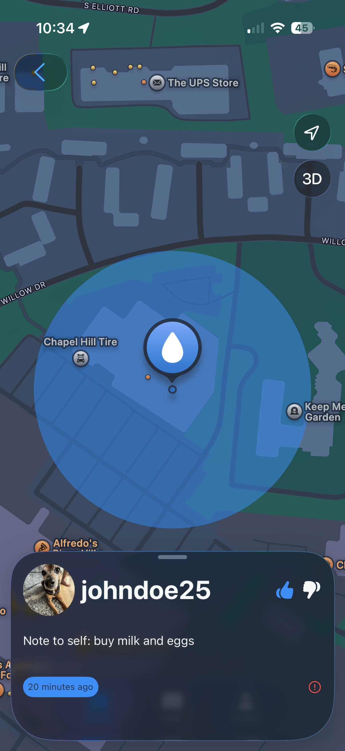 Drop App - Map View